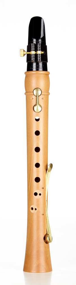 3 keys Clarineau, baroque double hole, pearwood, 440 Hz