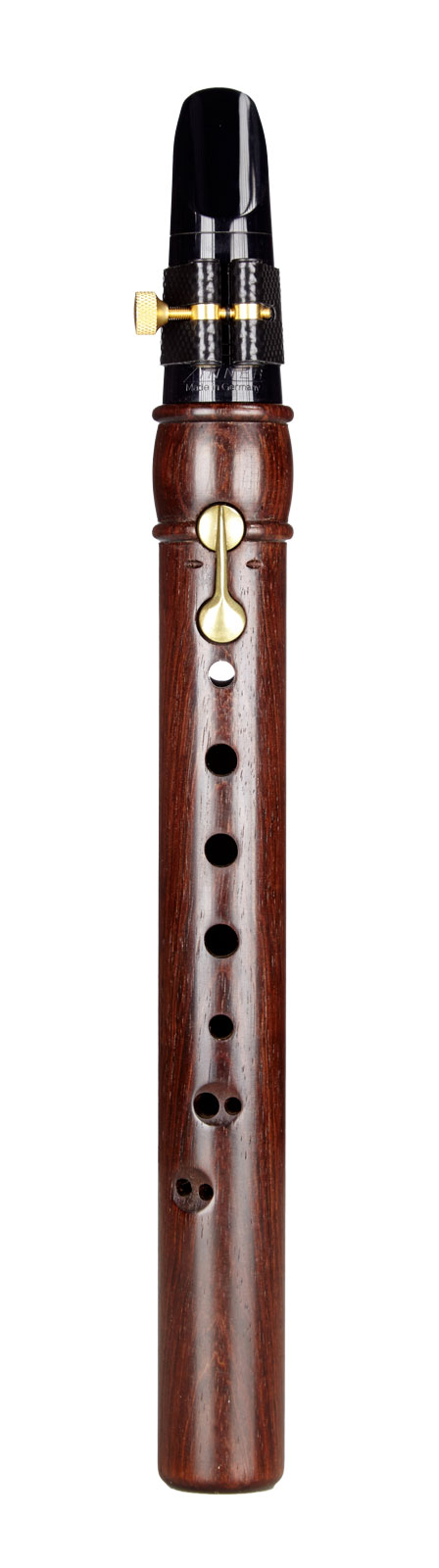 Rosewood Clarineau, German double hole, 440 Hz, with fabric ligature