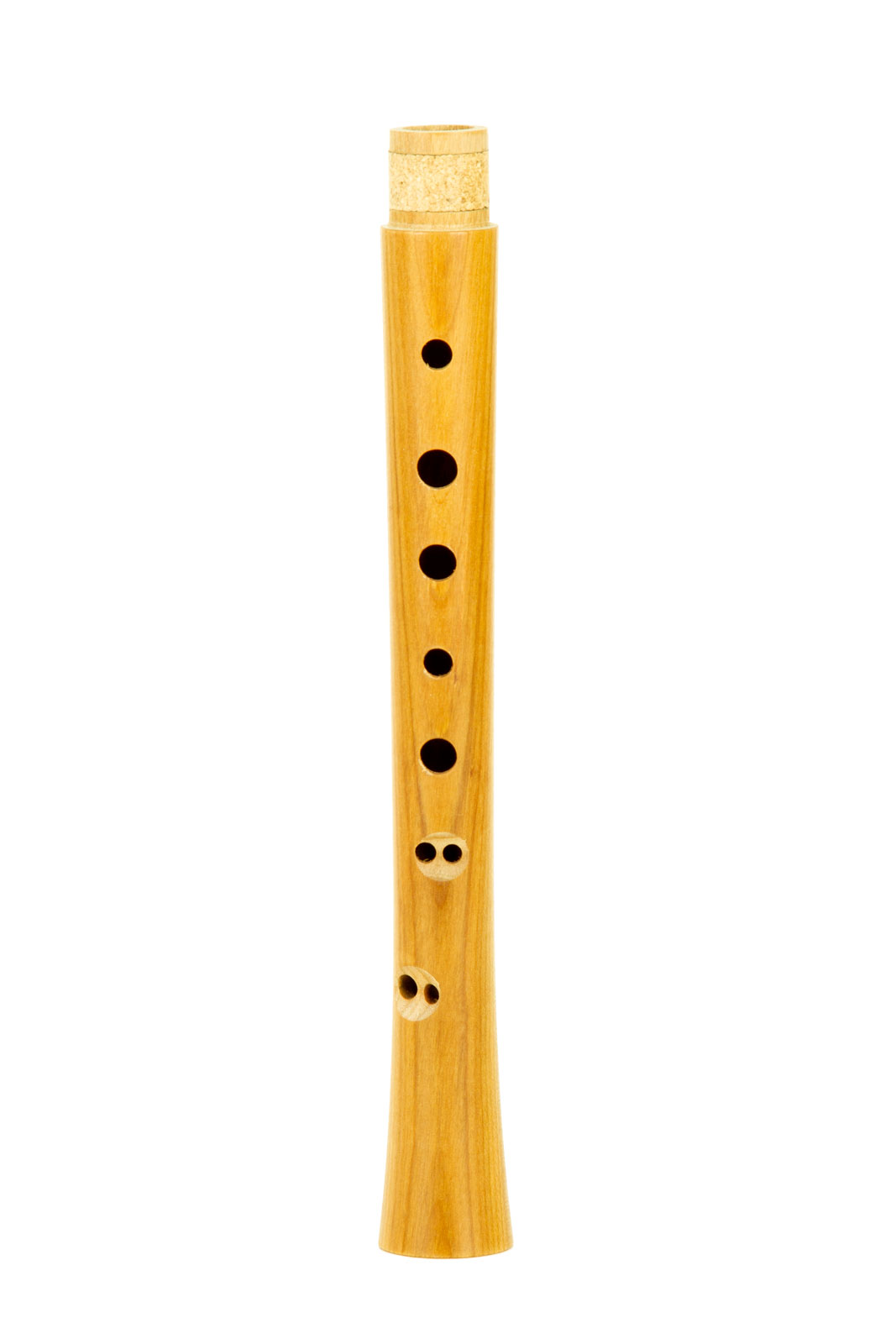 Soprano lower body cherry classy-recorder, baroque double hole, 442 Hz