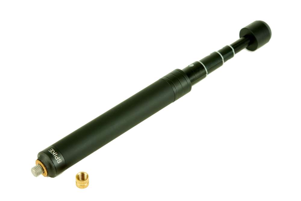 Telescopic spike leg with M10 thread. Suitable for Küng and Kunath "JADE" F bass recorders