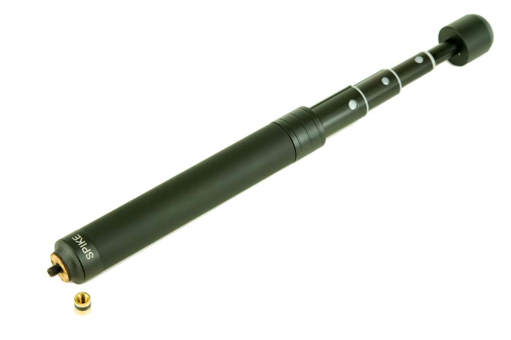 Telescopic spine with M6 thread. Suitable for Huber F bass recorders